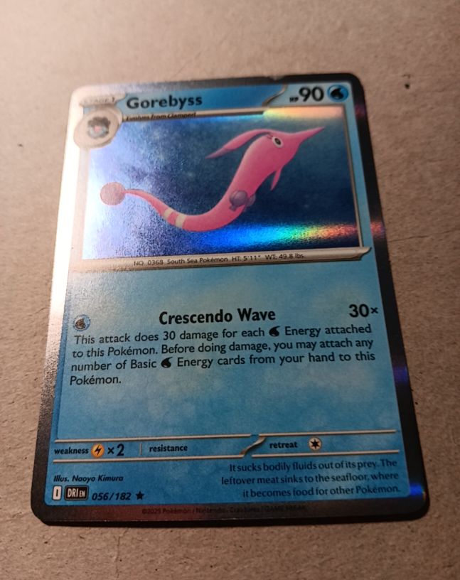 2025 Pokémon SV10: Destined Rivals #056 Gorebyss — front