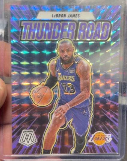 2024-25 Panini Mosaic #3 LeBron James Thunder Road — front