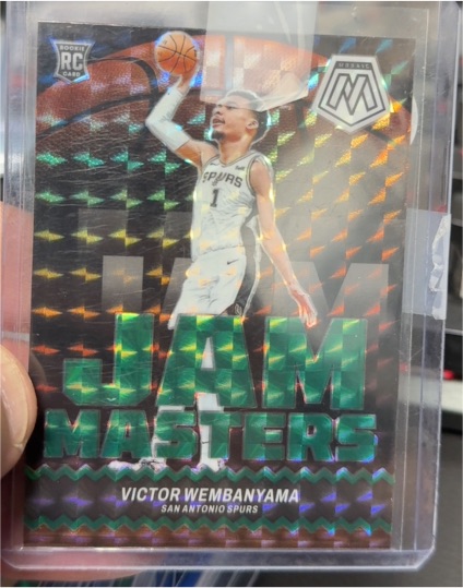 2023-24 Panini Mosaic #3 Victor Wembanyama Jam Masters — front