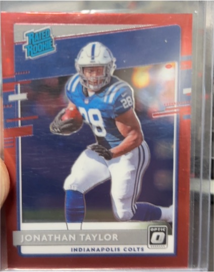 2020 Panini Donruss Optic #167 Jonathan Taylor Rated Rookie — front