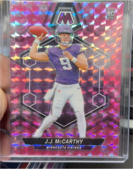 2024 Panini Mosaic #310 J.J. McCarthy — front