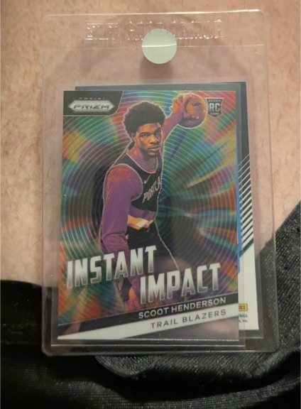 2023-24 Panini Prizm #9 Scoot Henderson Instant Impact — front
