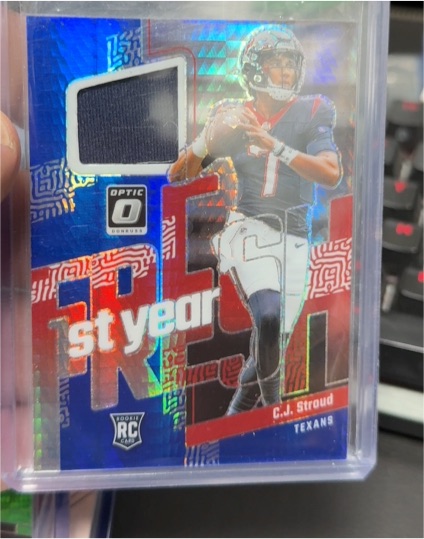 2023 Donruss Optic 1st Year Fresh #FYF-CJS C.J. Stroud — front
