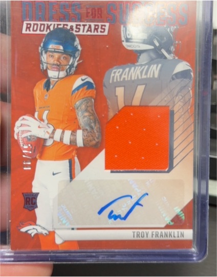 2024 Panini Rookies & Stars Dress For Success #Troy Franklin — front