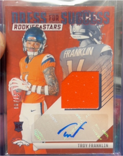 2024 Panini Rookies & Stars Dress For Success #DFS-TF Troy Franklin — front
