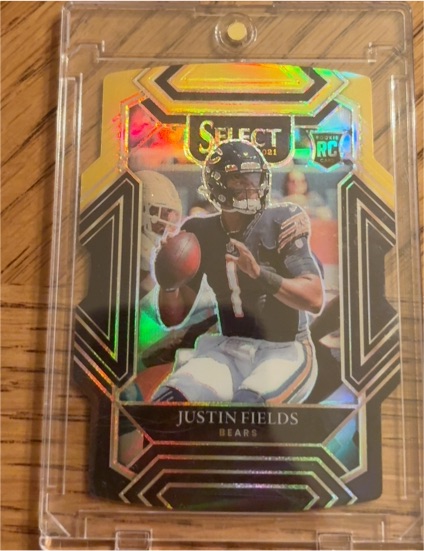 2021 Panini Select #250 Justin Fields — front