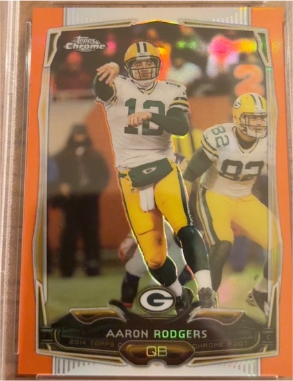 2014 Topps Chrome #83 Aaron Rodgers — front