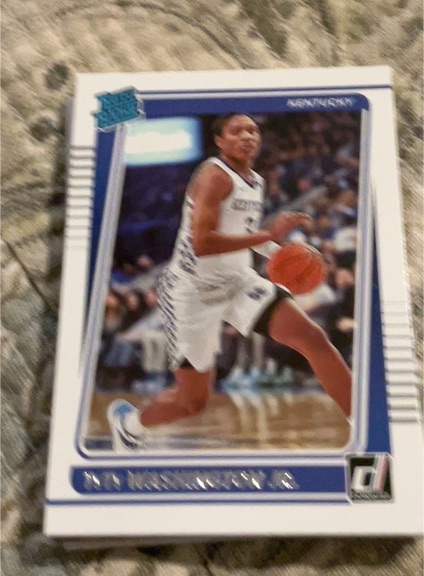 2022 Panini Chronicles Donruss Rated Rookies Draft Picks #22 TyTy Washington Jr — front