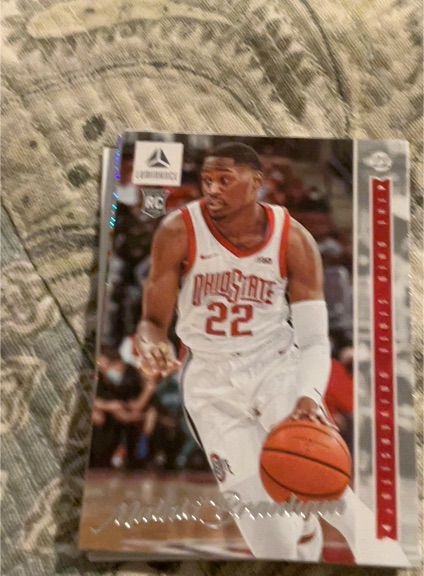 2022 Panini Chronicles Draft Picks Luminance #43 Malaki Branham — front