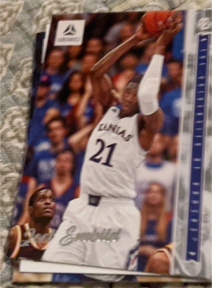 2022-23 Panini Chronicles Draft Picks Luminance #25 Joel Embiid — front