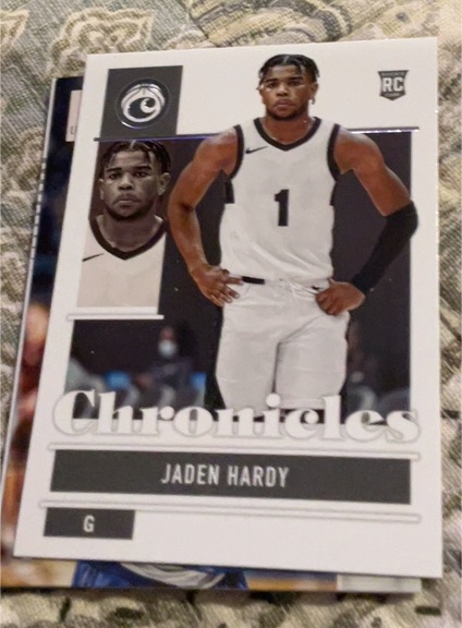 2022-23 Panini Chronicles Draft Picks #11 Jaden Hardy — front