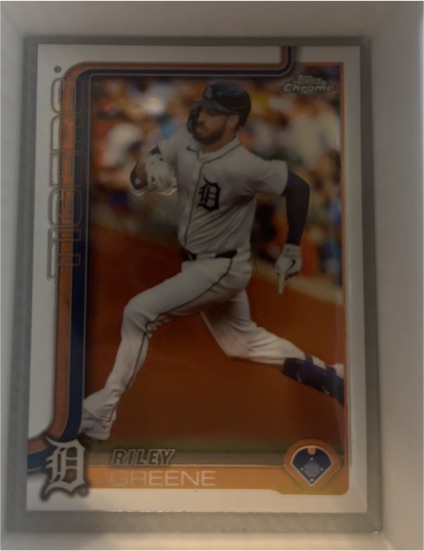 2025 Topps Chrome #34 Riley Greene — front