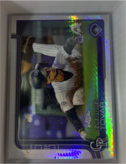 2025 Topps Chrome #154 Ezequiel Tovar — front
