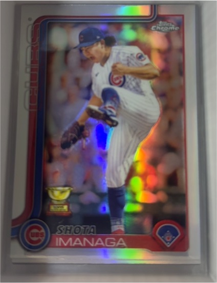 2025 Topps Chrome #149 Shota Imanaga Rookie Cup Chicago Cubs — front