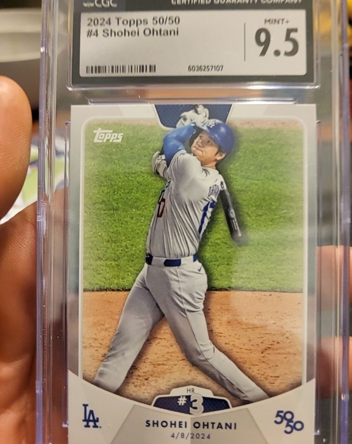 2024 Topps 50/50 #4 Shohei Ohtani — front