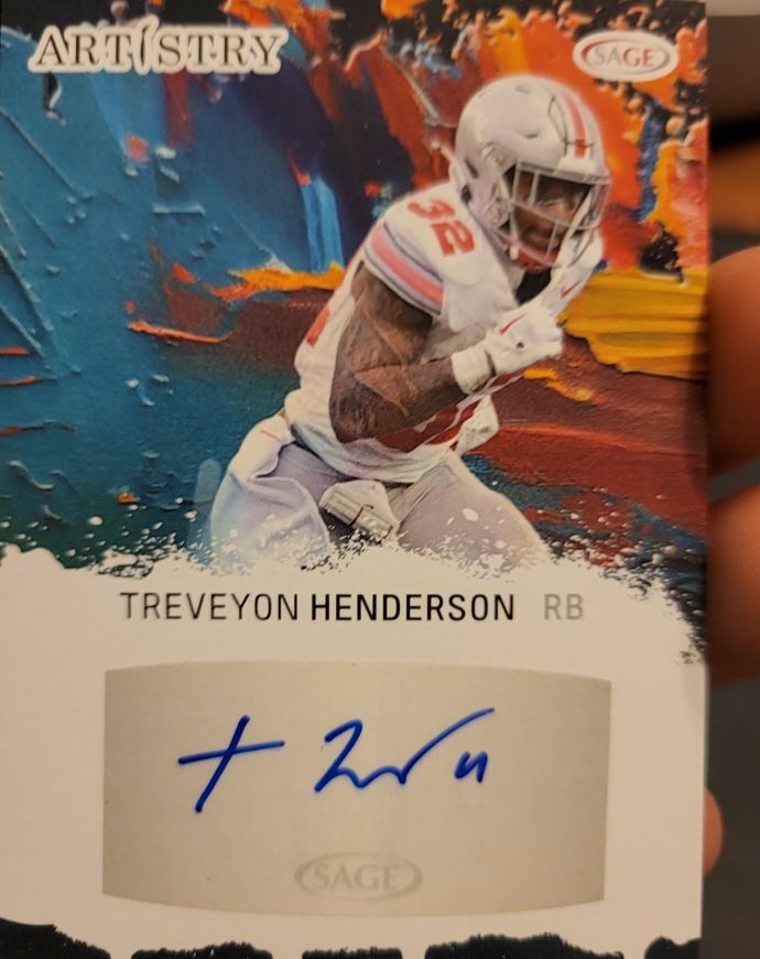 2025 Sage Artistry Treveyon Henderson — front