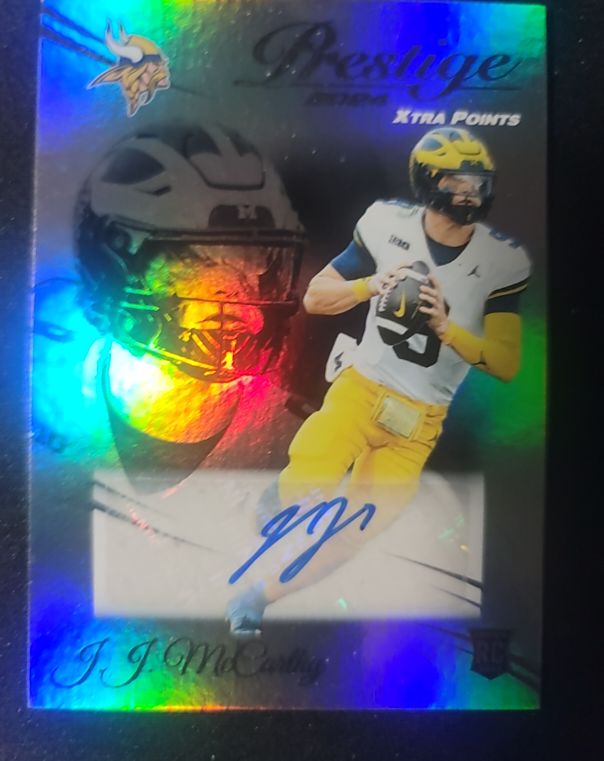 2024 Panini Prestige Football Xtra Points J.J. McCarthy — front