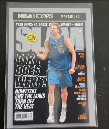 2020-21 Panini NBA Hoops Slam #12 Dirk Nowitzki — front