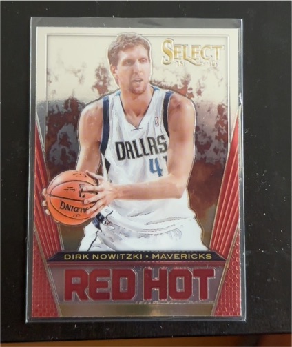 2013-14 Panini Select #37 Dirk Nowitzki Red Hot — front