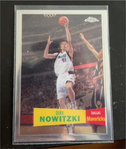 2007-08 Topps 1957-58 Variations #41 Dirk Nowitzki — front