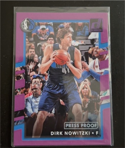 2017-18 Donruss #34 Dirk Nowitzki — front