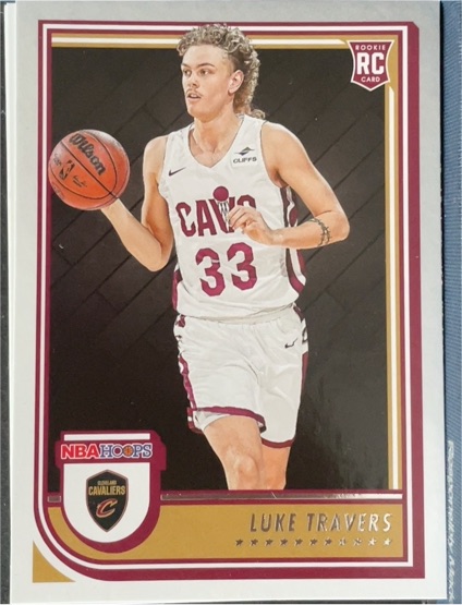 2022-23 Panini NBA Hoops #272 Luke Travers — front