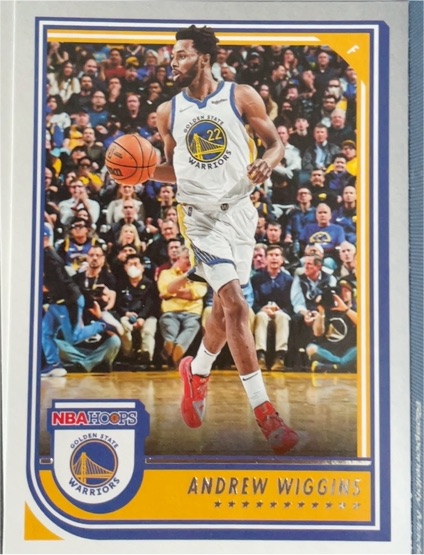 2022-23 Panini NBA Hoops #227 Andrew Wiggins — front