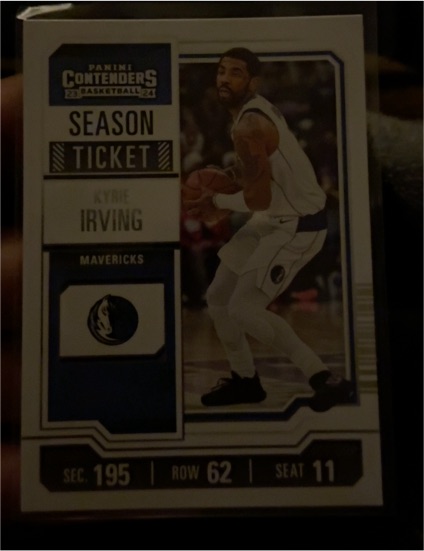 2023-24 Panini Contenders Season Ticket #25 Kyrie Irving — front