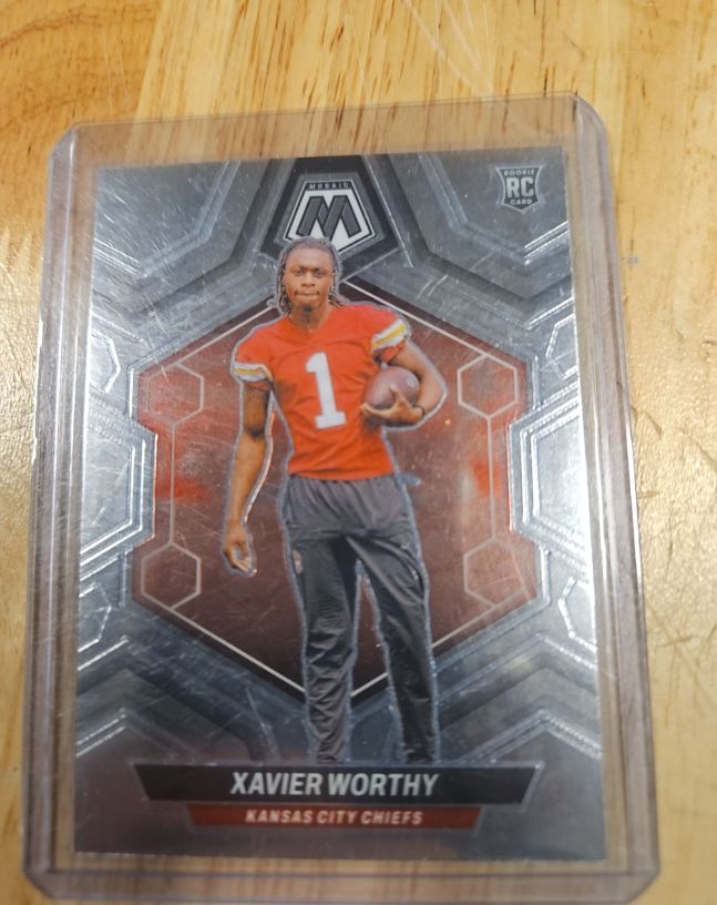 2024 Panini Mosaic #328 Xavier Worthy Rookie Card — front