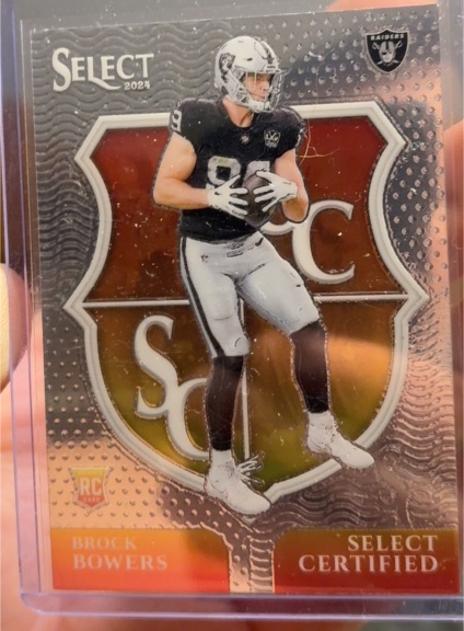 2024 Panini Select Certified #7 Brock Bowers — front