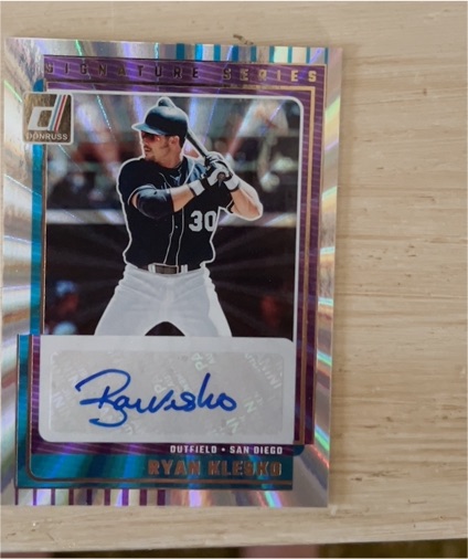 2025 Donruss Signature Series Ryan Klesko — front