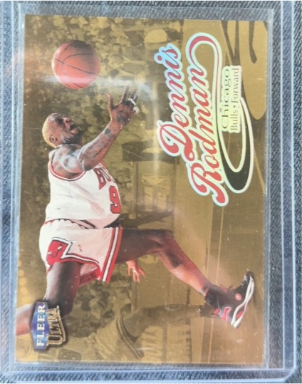 1998 Fleer Ultra #80G Dennis Rodman Gold Medallion — front