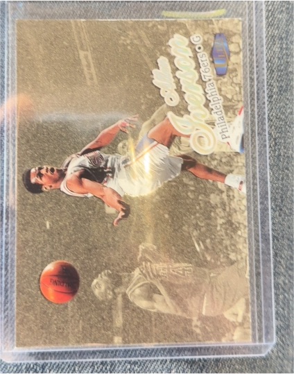 1997-98 Fleer Ultra #107G Allen Iverson Gold Medallion — front