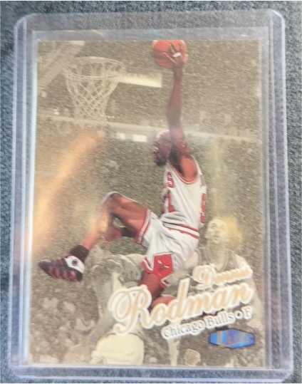 1997-98 Fleer Ultra #29G Dennis Rodman Gold Medallion — front