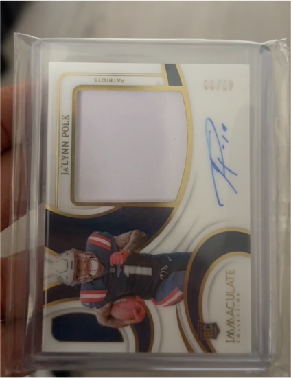 2022 Panini Immaculate #33 Javynn Polk — front