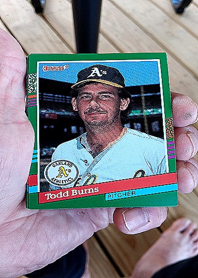 1991 Donruss #479 Todd Burns — front