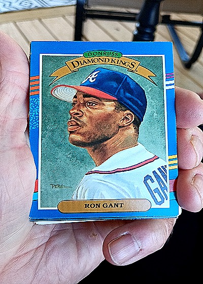 1991 Donruss Diamond Kings #10 Ron Gant — front