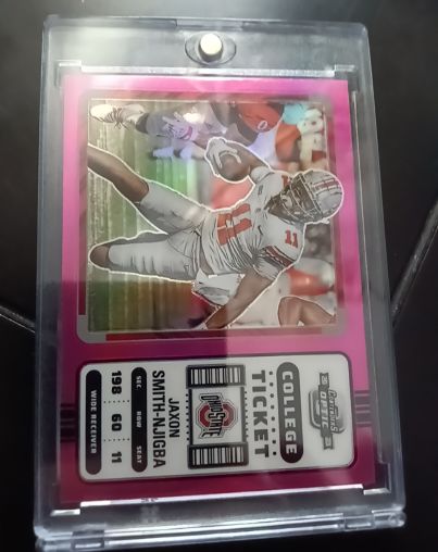 2023 Panini Chronicles Draft Picks Contenders College Ticket #11 Jaxon Smith-Njigba — front