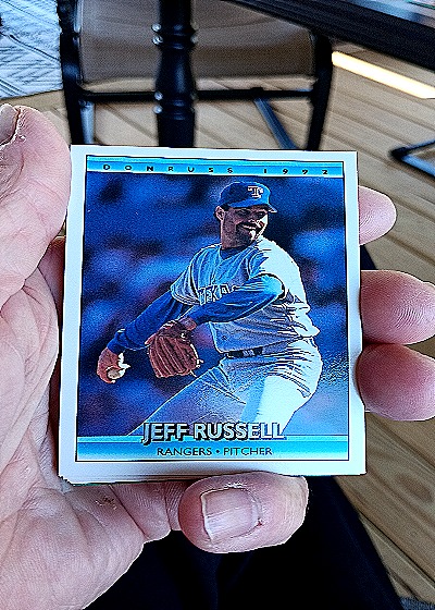 1992 Donruss #129 Jeff Russell — front