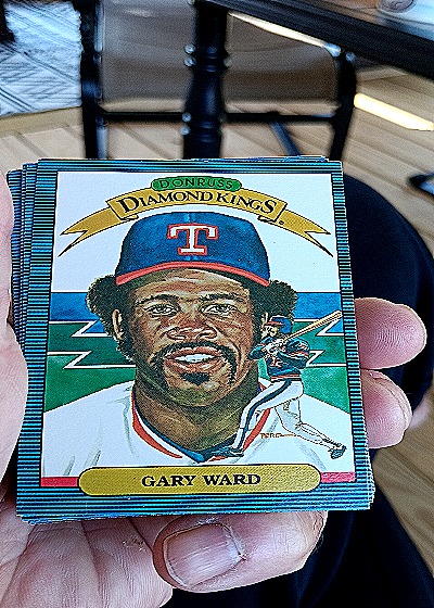 1986 Donruss Diamond Kings #20 Gary Ward — front