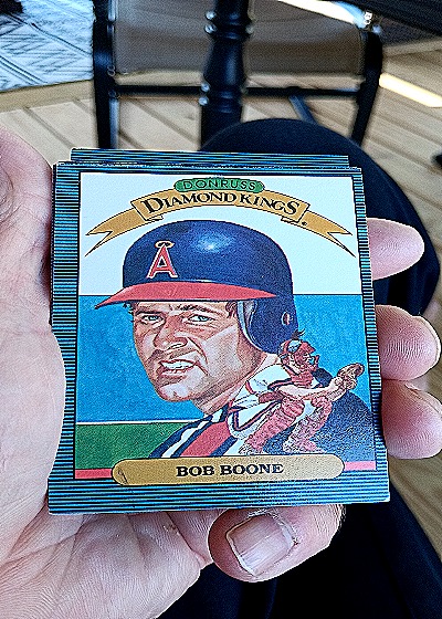 1986 Donruss Diamond Kings #17 Bob Boone — front