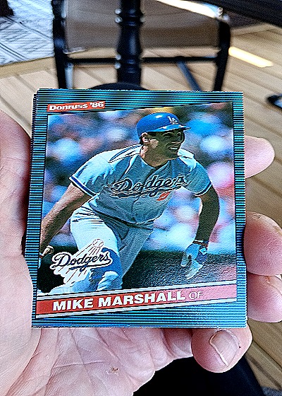 1986 Donruss #52 Mike Marshall — front