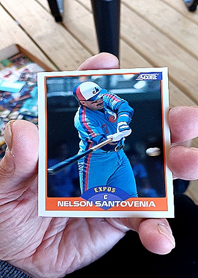 1989 Score #346 Nelson Santovenia — front