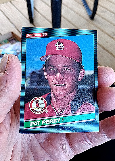 1986 Donruss #596 Pat Perry — front