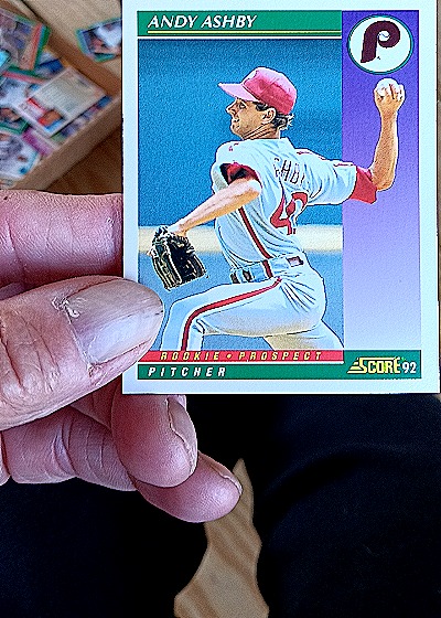 1992 Score #373 Andy Ashby — front
