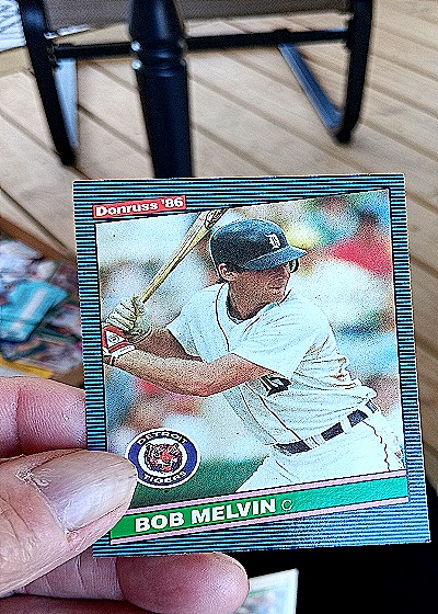 1986 Donruss #456 Bob Melvin — front