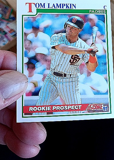 1991 Score #357 Tom Lampkin — front