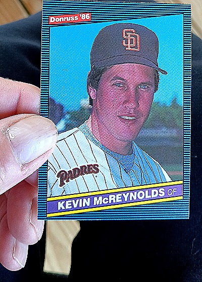 1986 Donruss #80 Kevin McReynolds — front