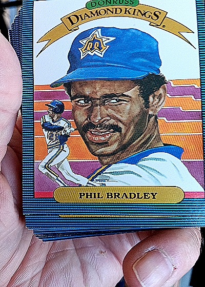 1989 Donruss Diamond Kings #15 Phil Bradley — front