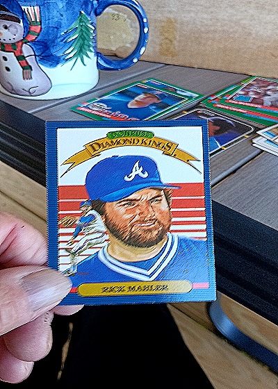 1986 Donruss Diamond Kings #21 Rick Mahler — front